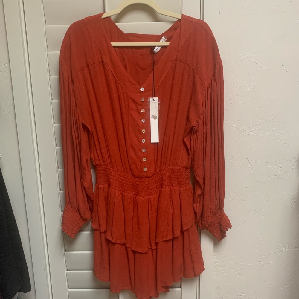 NWT smocked waist dress